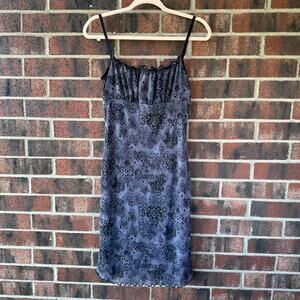 Sm Vintage Hana Lettuce Edge Slip Dress Y2K Victorian Gothic Fairy Grunge Lolita